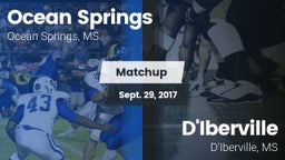 Matchup: Ocean Springs High vs. D'Iberville  2017
