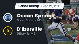 Recap: Ocean Springs  vs. D'Iberville  2017