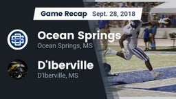 Recap: Ocean Springs  vs. D'Iberville  2018