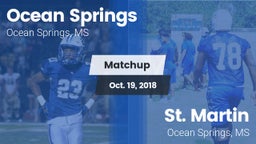 Matchup: Ocean Springs High vs. St. Martin  2018