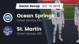 Recap: Ocean Springs  vs. St. Martin  2018