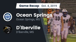 Recap: Ocean Springs  vs. D'Iberville  2019