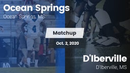 Matchup: Ocean Springs High vs. D'Iberville  2020