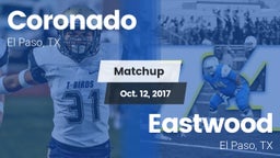 Matchup: Coronado  vs. Eastwood  2017