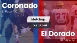 Matchup: Coronado  vs. El Dorado  2017