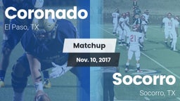 Matchup: Coronado  vs. Socorro  2017