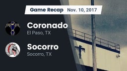 Recap: Coronado  vs. Socorro  2017