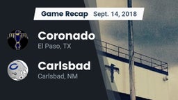 Recap: Coronado  vs. Carlsbad  2018