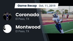Recap: Coronado  vs. Montwood  2019