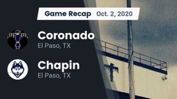 Recap: Coronado  vs. Chapin  2020