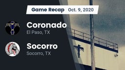 Recap: Coronado  vs. Socorro  2020