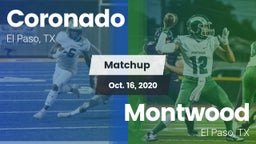 Matchup: Coronado  vs. Montwood  2020