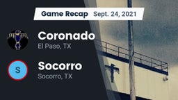 Recap: Coronado  vs. Socorro  2021
