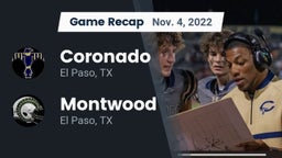 Recap: Coronado  vs. Montwood  2022