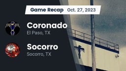 Recap: Coronado  vs. Socorro  2023