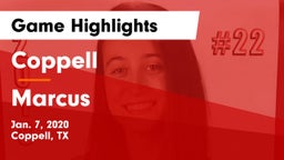 Coppell  vs Marcus  Game Highlights - Jan. 7, 2020