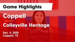 Coppell  vs Colleyville Heritage  Game Highlights - Dec. 4, 2020