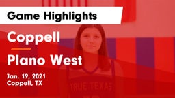 Coppell  vs Plano West  Game Highlights - Jan. 19, 2021