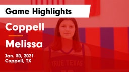 Coppell  vs Melissa Game Highlights - Jan. 30, 2021
