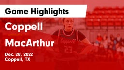 Coppell  vs MacArthur  Game Highlights - Dec. 28, 2022