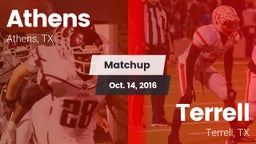 Matchup: Athens  vs. Terrell  2016