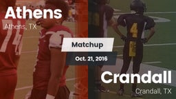 Matchup: Athens  vs. Crandall  2016