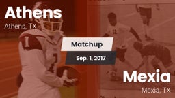 Matchup: Athens  vs. Mexia  2017