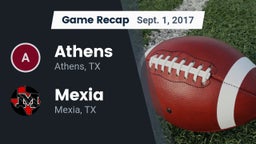 Recap: Athens  vs. Mexia  2017