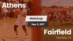Matchup: Athens  vs. Fairfield  2017