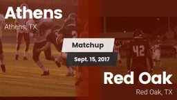 Matchup: Athens  vs. Red Oak  2017