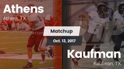 Matchup: Athens  vs. Kaufman  2017