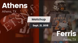 Matchup: Athens  vs. Ferris  2018