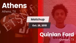 Matchup: Athens  vs. Quinlan Ford  2018