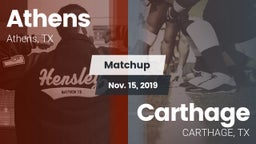 Matchup: Athens  vs. Carthage  2019