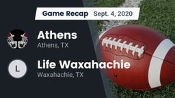 Recap: Athens  vs. Life Waxahachie  2020