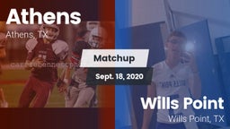 Matchup: Athens  vs. Wills Point  2020