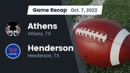 Recap: Athens  vs. Henderson  2022