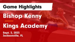 Bishop Kenny  vs Kings Academy Game Highlights - Sept. 2, 2023