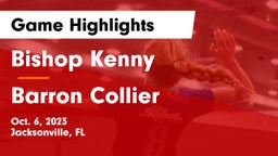 Bishop Kenny  vs Barron Collier Game Highlights - Oct. 6, 2023