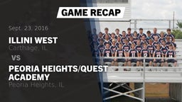 Recap: Illini West  vs. Peoria Heights/Quest Academy 2016