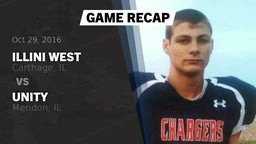 Recap: Illini West  vs. Unity  2016