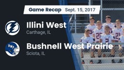 Recap: Illini West  vs. Bushnell West Prairie 2017