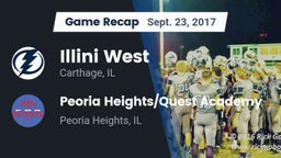 Recap: Illini West  vs. Peoria Heights/Quest Academy 2017