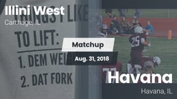 Matchup: Illini West High vs. Havana  2018