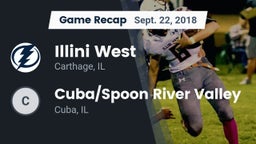 Recap: Illini West  vs. Cuba/Spoon River Valley  2018
