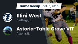 Recap: Illini West  vs. Astoria-Table Grove VIT  2018