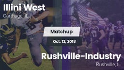 Matchup: Illini West High vs. Rushville-Industry  2018
