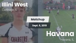 Matchup: Illini West High vs. Havana  2019