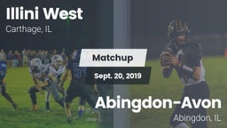 Matchup: Illini West High vs. Abingdon-Avon  2019