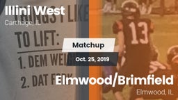 Matchup: Illini West High vs. Elmwood/Brimfield  2019